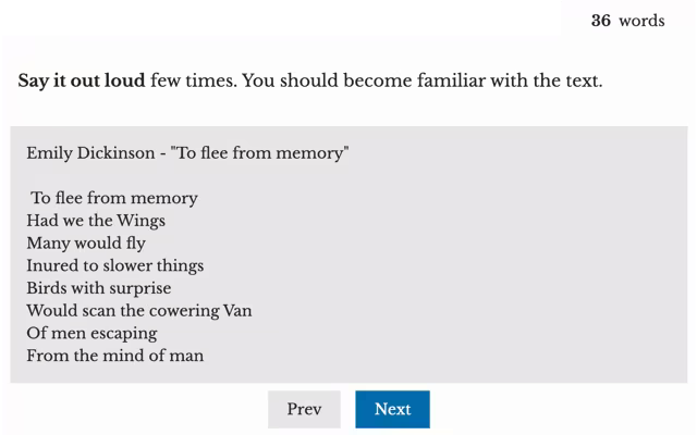 Memory Aid