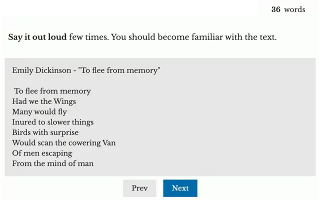 Memory Aid